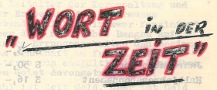 Beispielhafter Titelschriftzug der Zeitschrift